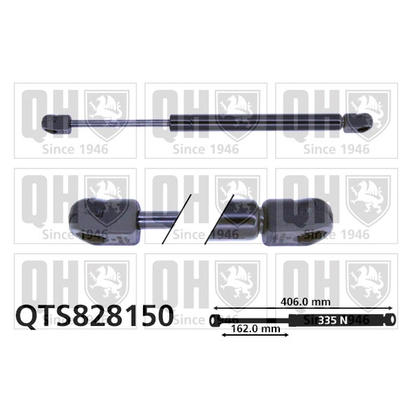 Vérin De Coffre Quinton Hazell Qts828150