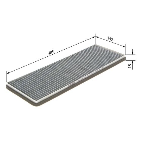Filtre D'habitacle À Charbon Actif Bosch R2310
