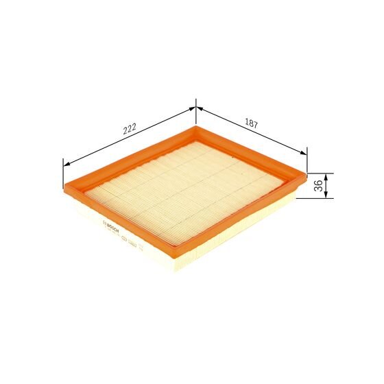Filtre a air BOSCH 1 457 433 253 (X1) pas cher - Filtre à air