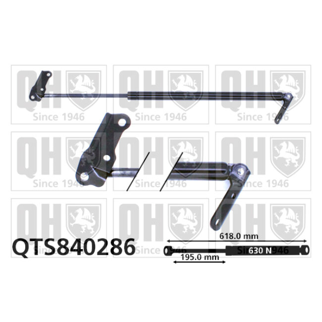 Vérin De Coffre Quinton Hazell Qts840286