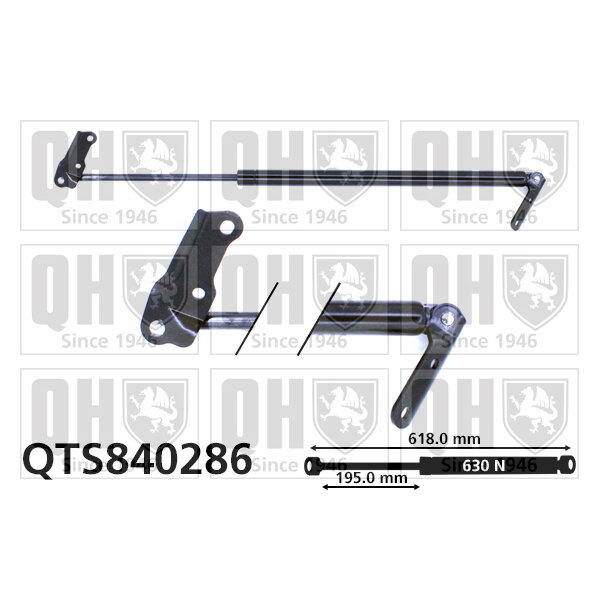 Vérin De Coffre Quinton Hazell Qts840286