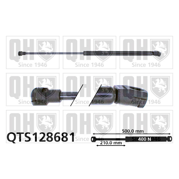 Vérin De Coffre Quinton Hazell Qts128681