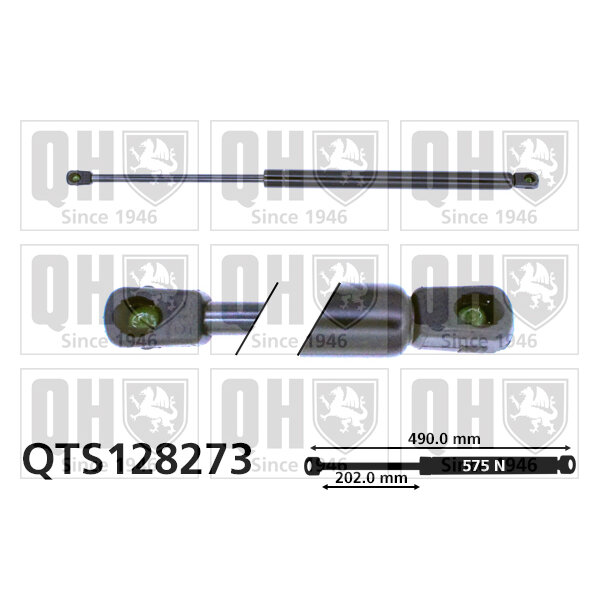 Vérin De Coffre Quinton Hazell Qts128273