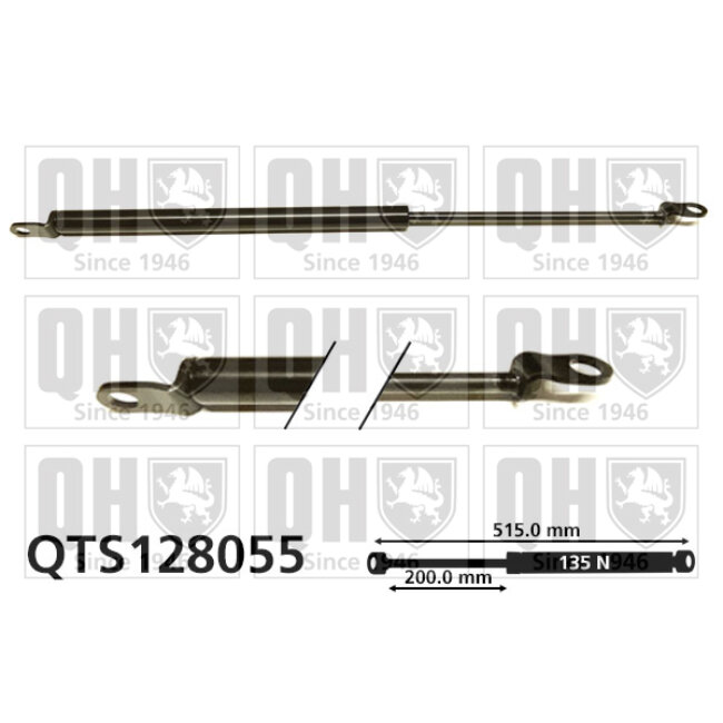 Vérin De Coffre Quinton Hazell Qts128055