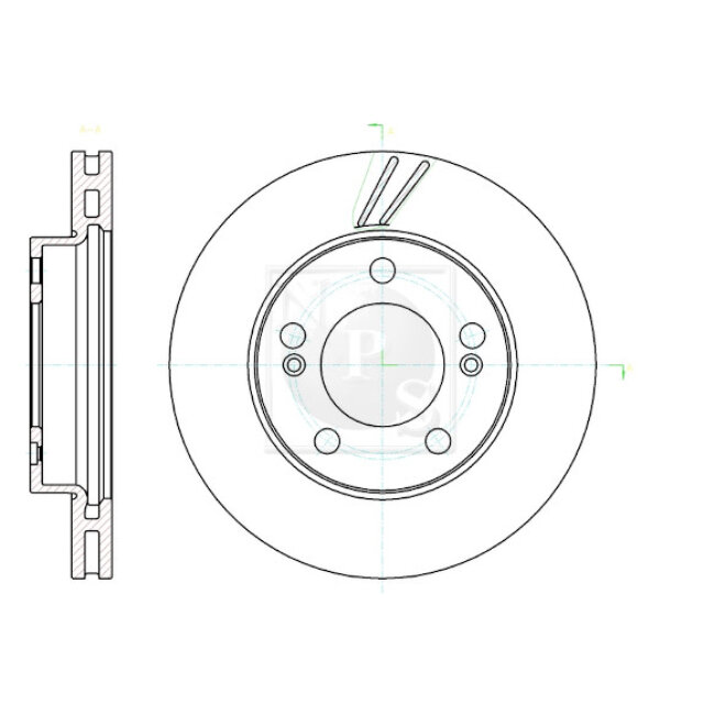 1 Disque De Frein Nps S330g09