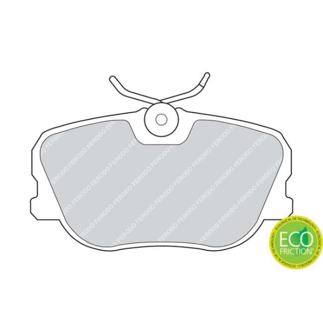 4 Plaquettes De Frein Ferodo Fdb622