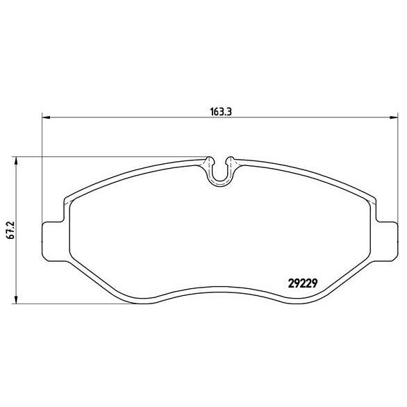4 Plaquettes De Frein Brembo Pa6026
