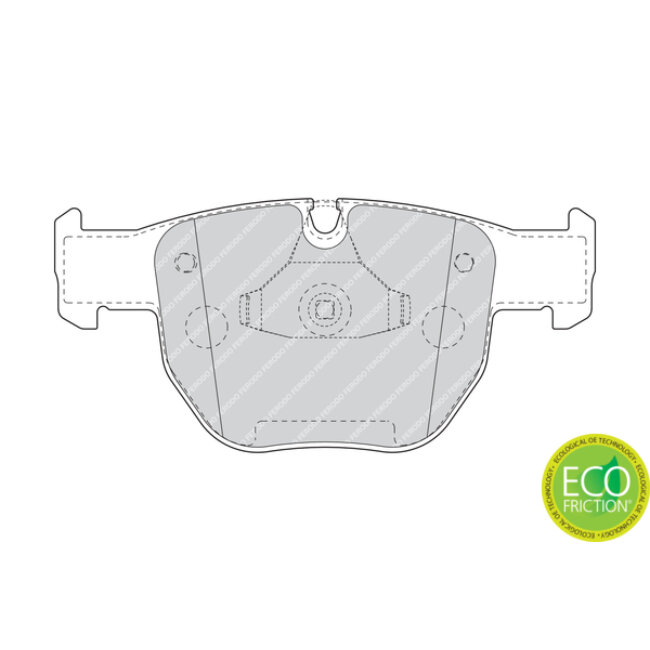 4 Plaquettes De Frein Ferodo Fdb1597