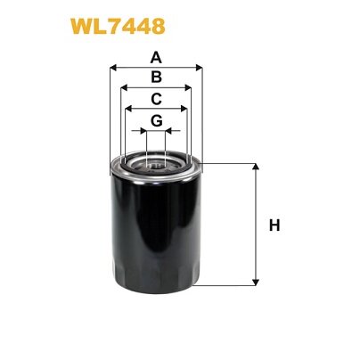 Filtre À Huile Wix Wl7448