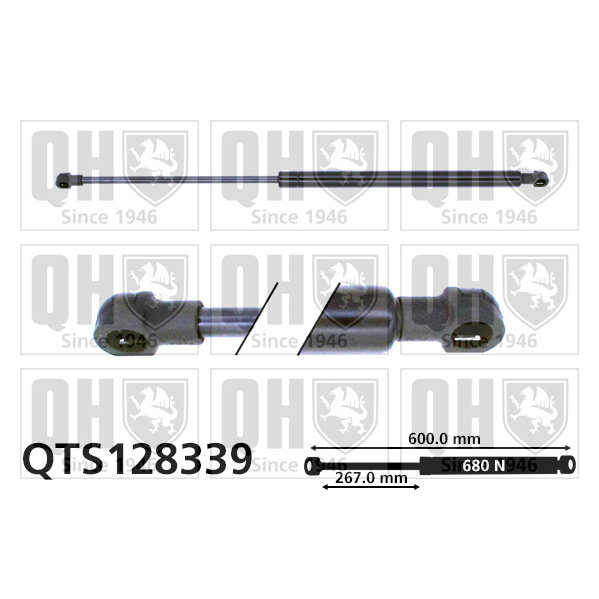 Vérin De Coffre Quinton Hazell Qts128339