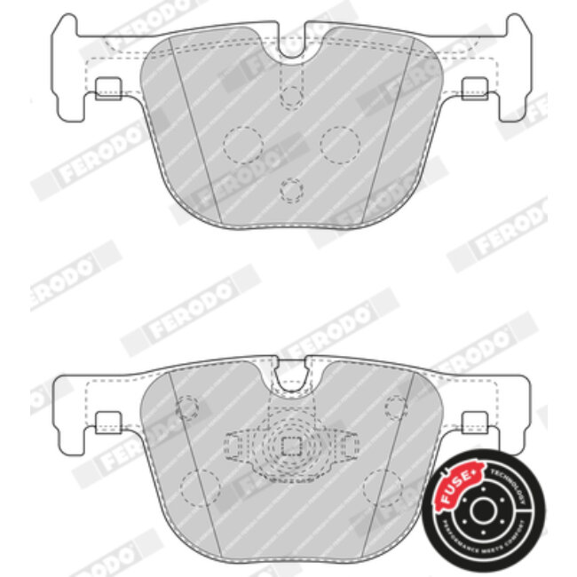4 Plaquettes De Frein Ferodo Fdb4687