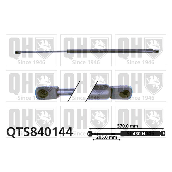 Vérin De Coffre Quinton Hazell Qts840144