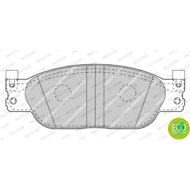 4 Plaquettes De Frein Ferodo Fdb4389
