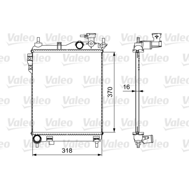 Radiateur De Refroidissement Valeo 734910
