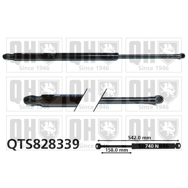 Vérin De Coffre Quinton Hazell Qts828339