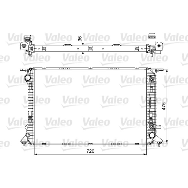 Radiateur De Refroidissement Valeo 735473