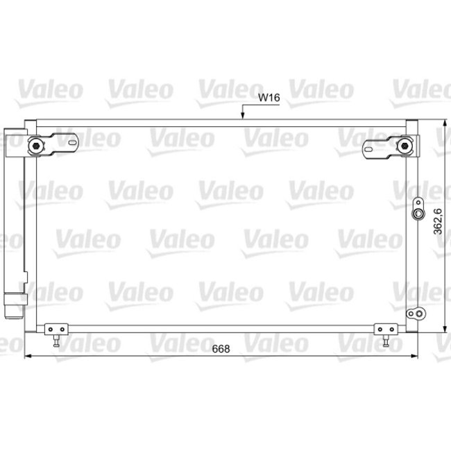 Condenseur Valeo 814047