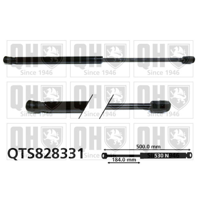 Vérin De Coffre Quinton Hazell Qts828331