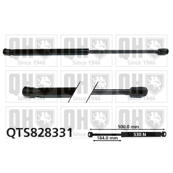 Vérin De Coffre Quinton Hazell Qts828331