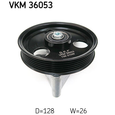 SKF VKM 62010 Galet Tendeur D'Accessoires – Pièce De Qualité OEM Pour Courroie Accessoire, Montage Fiable Et Durable