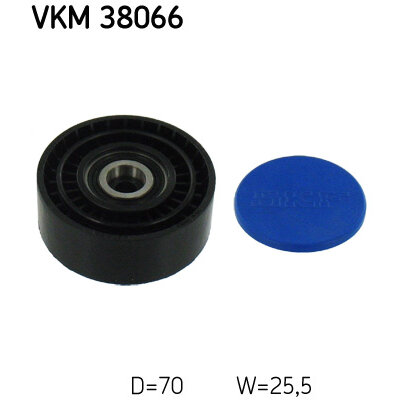 Galet Enrouleur De Courroie Skf Vkm 38066