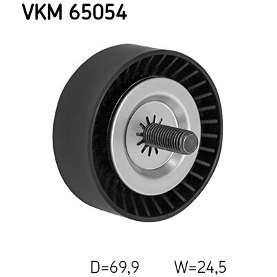 Galet Enrouleur De Courroie Skf Vkm 65054