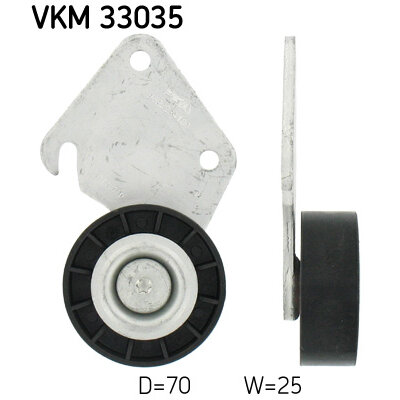Galet D'accessoires Skf Vkm33035