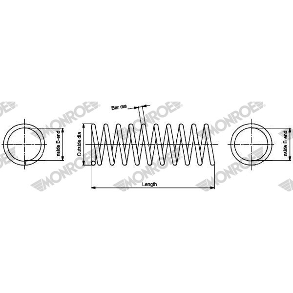 1 Ressort De Suspension Monroe Sp4107