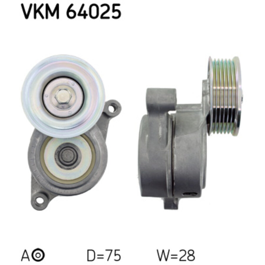 SKF VKM 36136 Kit De Galet Enrouleur Multi-V