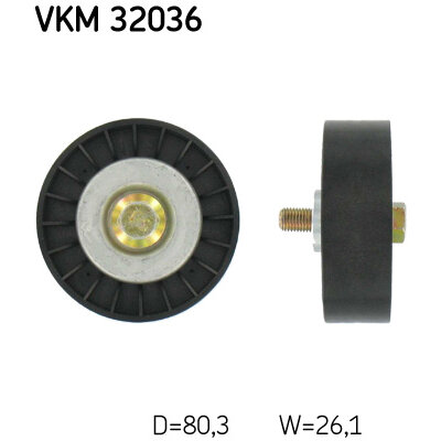 Galet Enrouleur De Courroie Skf Vkm 32036
