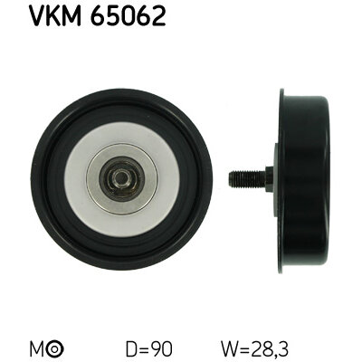 Galet Tendeur De Courroie Skf Vkm 65062