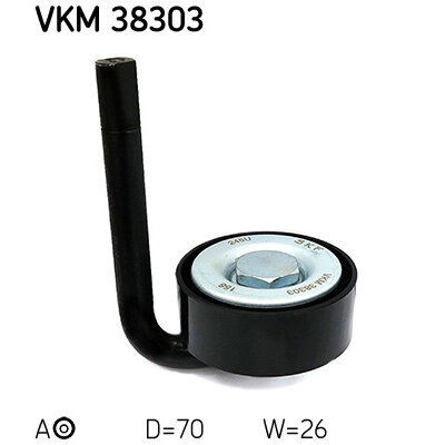 Galet Tendeur De Courroie SKF VKM 33319 - Pour Peugeot 208, 308, Citroën C4...