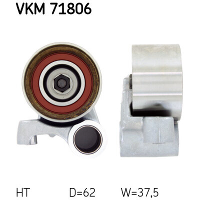Galet Tendeur De Courroie Skf Vkm 71806