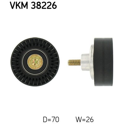 Galet Enrouleur De Courroie Skf Vkm 38226