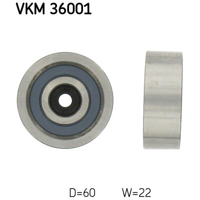 Galet De Distribution Skf Référence Vkm36001