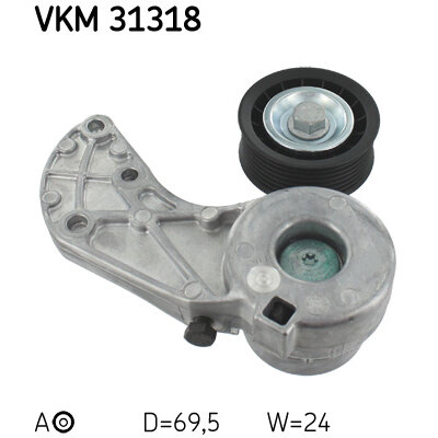 Galet Tendeur De Courroie Skf Vkm 31318