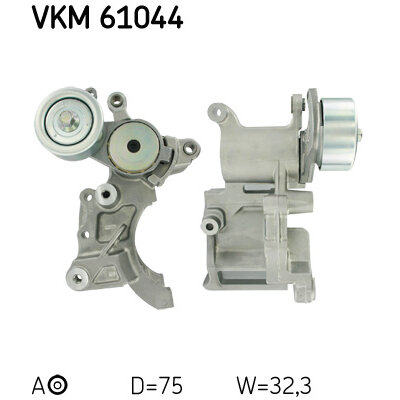 Galet Tendeur De Courroie Skf Vkm 61044