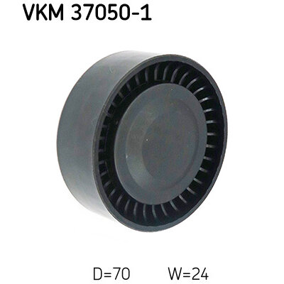 Galet Enrouleur De Courroie Skf Vkm 37050-1