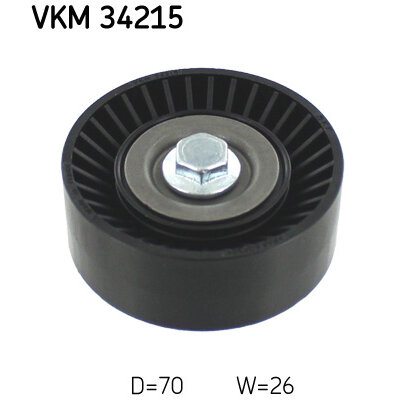 Galet Enrouleur De Courroie Skf Vkm 34215