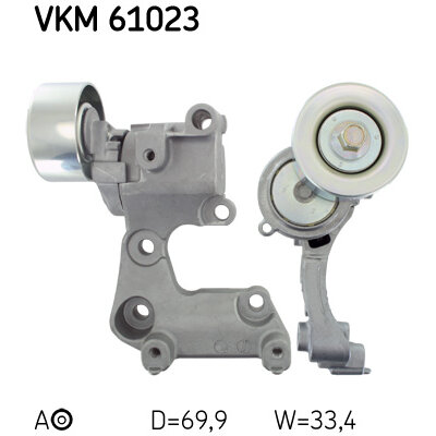 Galet Tendeur De Courroie Skf Vkm 61023