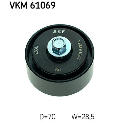 Galet Enrouleur De Courroie Skf Vkm 61069
