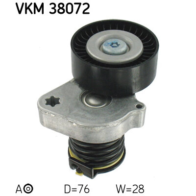 Galet Tendeur De Courroie Skf Vkm 38072