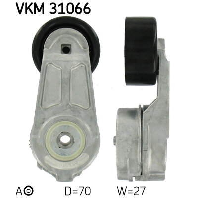 Galet Tendeur De Courroie Skf Vkm 31066