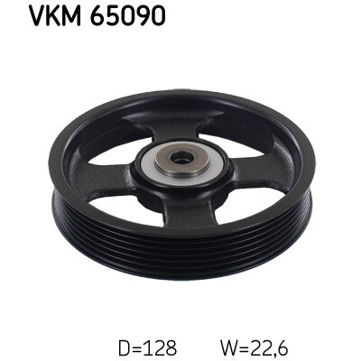 Galet Enrouleur De Courroie Skf Vkm 65090