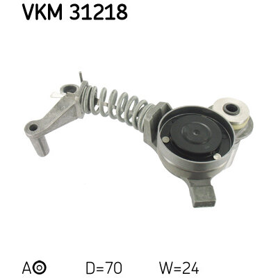 Galet Tendeur De Courroie Skf Vkm 31218