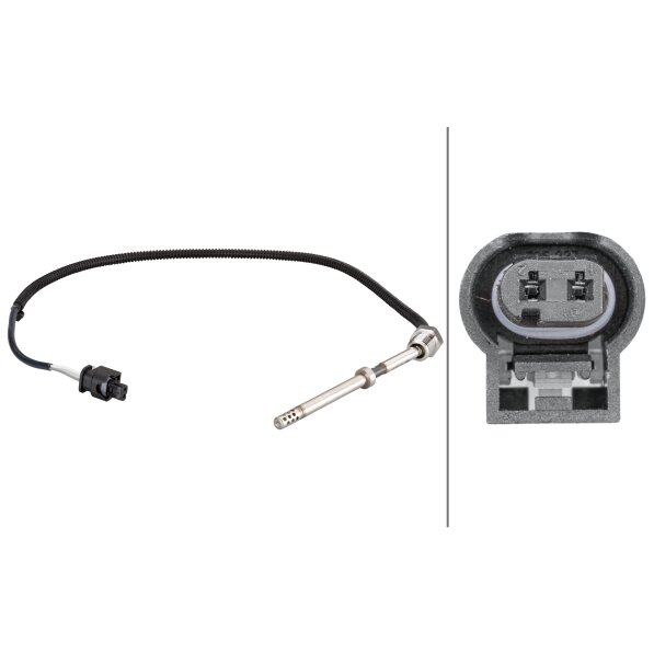 Capteur De Température Des Gaz D'échappement Hella 6pt 010 376-121