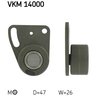 Galet De Distribution Skf Référence Vkm14000