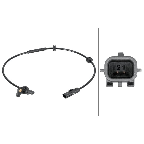 Capteur Abs Hella 6pu 012 806-871