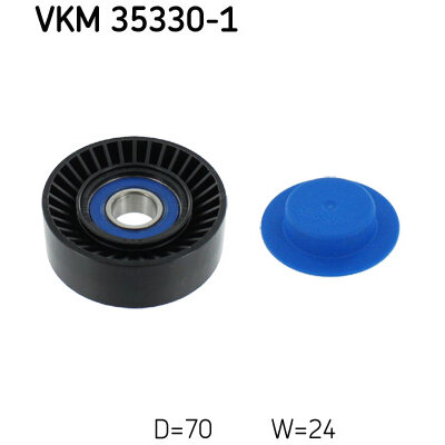 Galet Enrouleur De Courroie Skf Vkm 35330-1