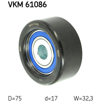 Galet Enrouleur De Courroie Skf Vkm 61086